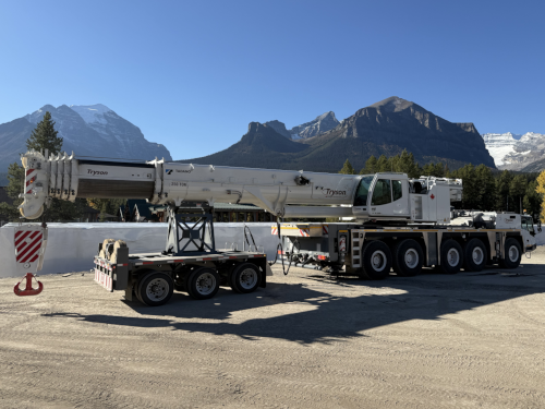 250 ton high-capacity crane service in Red Deer